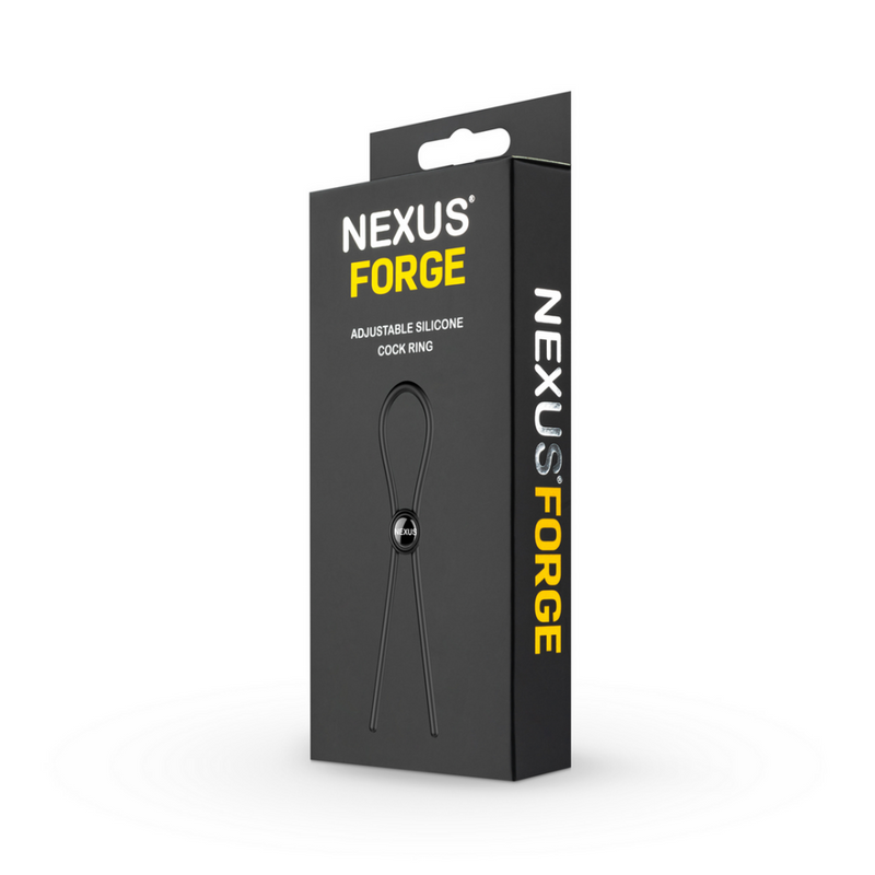 Forge - Lasso Ajustable Simple en Silicone - Noir