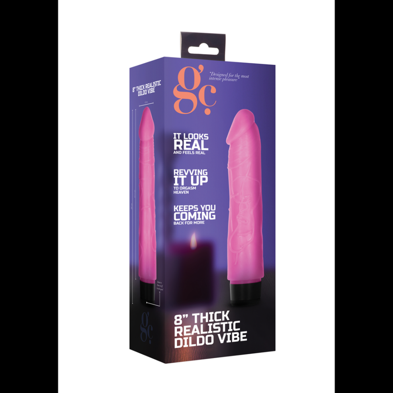 Gros Dildo Vibrateur Réaliste - 8 / 20 cm