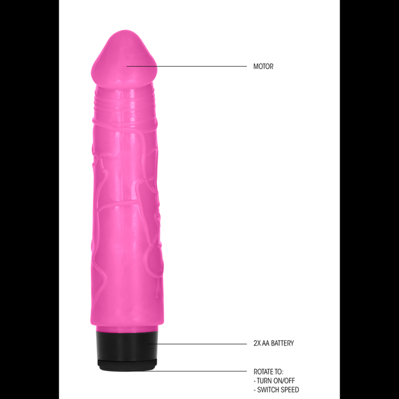 Gros Dildo Vibrateur Réaliste - 8 / 20 cm