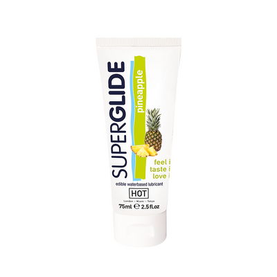 Superglide - Lubrifiant comestible à base d'eau - Ananas - 3 fl oz / 75 ml