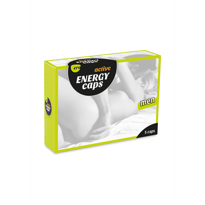 Energy Caps - Pilules Stimulantes pour Hommes - 5 Pièces