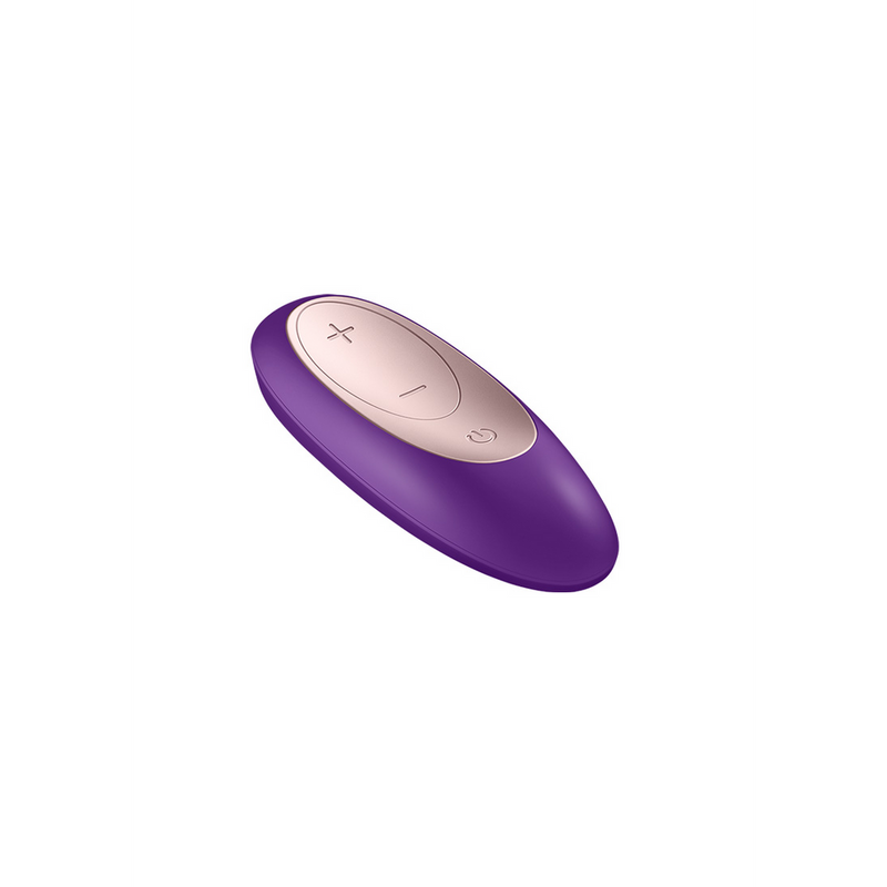 Double Plus - Remote Partner Vibrator - Purple