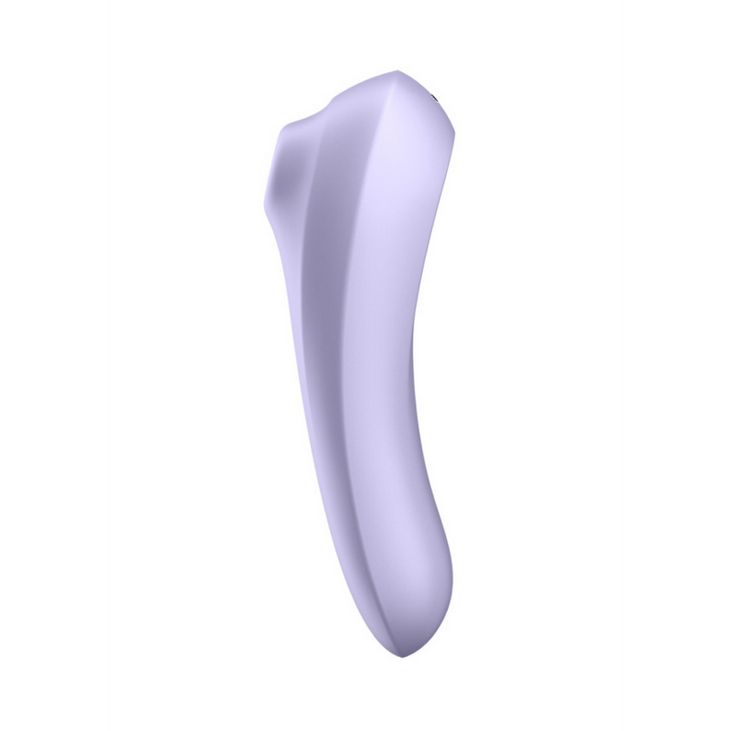 Dual Pleasure - Air Pulse Vibrator - Mauve