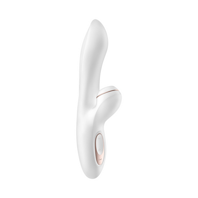 Pro Plus - G-Spot Air Pulse Stimulator and Vibration - White/Rose Gold