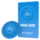 King Size - Préservatifs - 2,4 / 60 mm - 6 Pièces