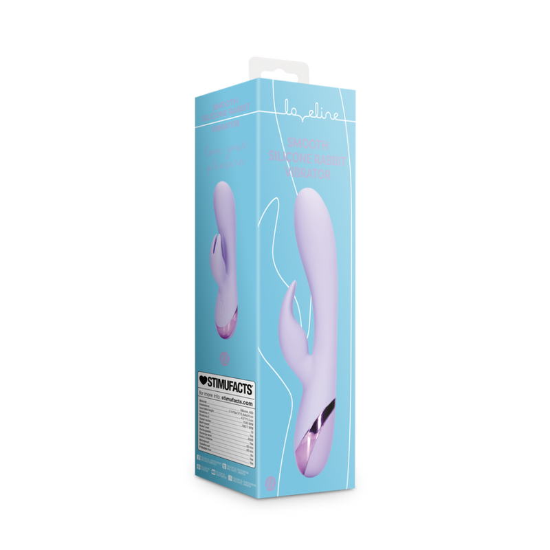 Vibreur Lapin en Silicone Doux - Lavande Digitale