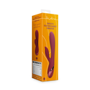 Vibromasseur en silicone lisse - Cerise noire