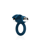 Anneau Vibrant en Silicone - Bleu Baltique