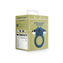 Anneau Vibrant en Silicone - Bleu Baltique