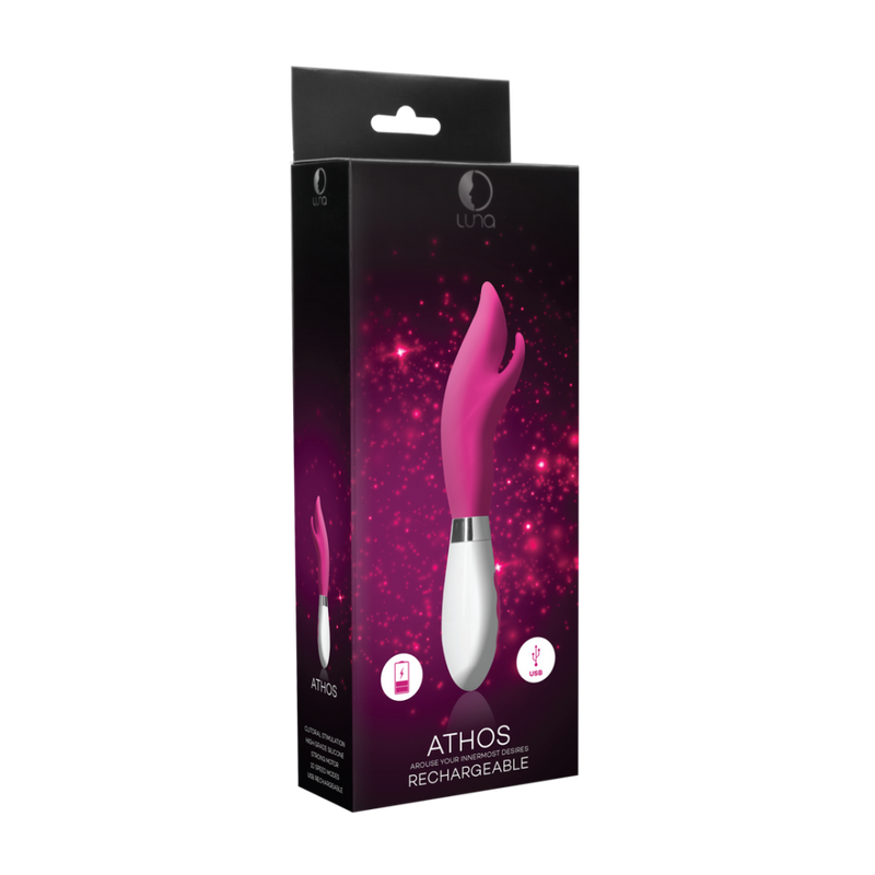 Athos - Stimulateur Clitoridien Rechargeable et Vibrateur - Rose