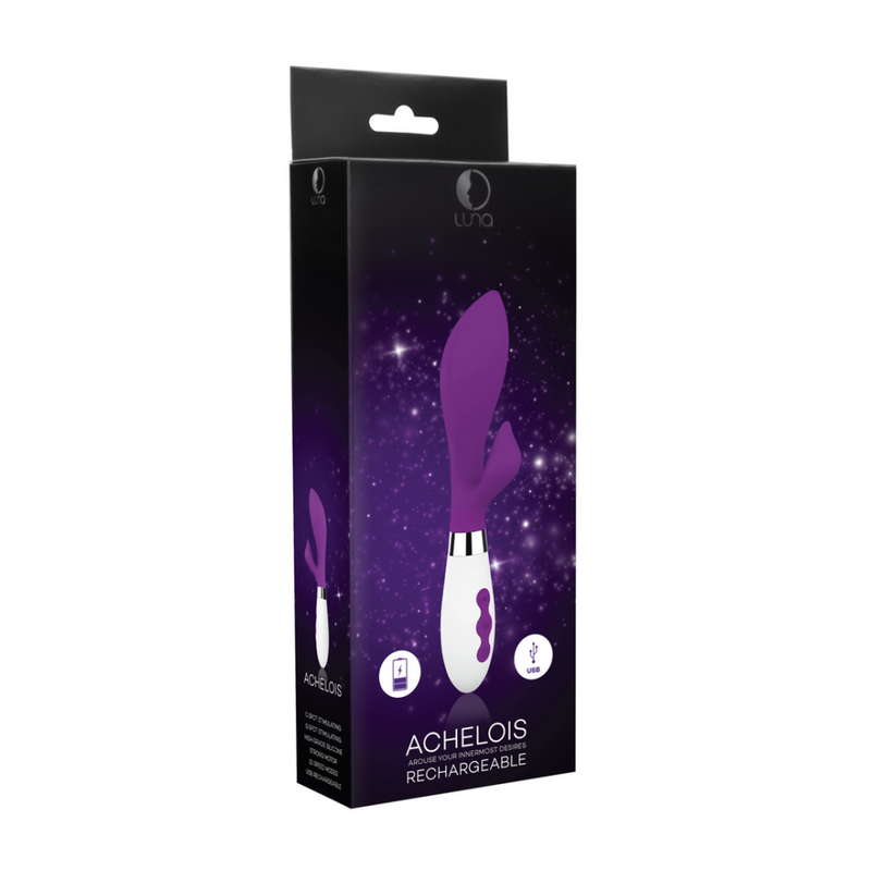 Achelois - Stimulateur clitoridien rechargeable et vibromasseur - Violet