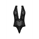 Deep Look Halter Teddy - 2X - Noir