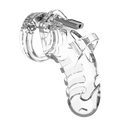 Modèle 26 - Cage de chasteté - 4,5'' / 11,5 cm - Transparent