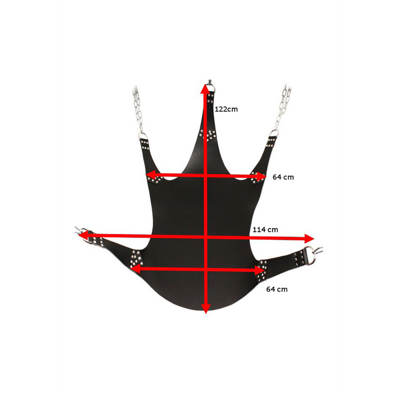 Sangle en cuir avec 5 points