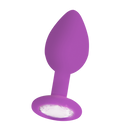 Plug anal en diamant - Régulier