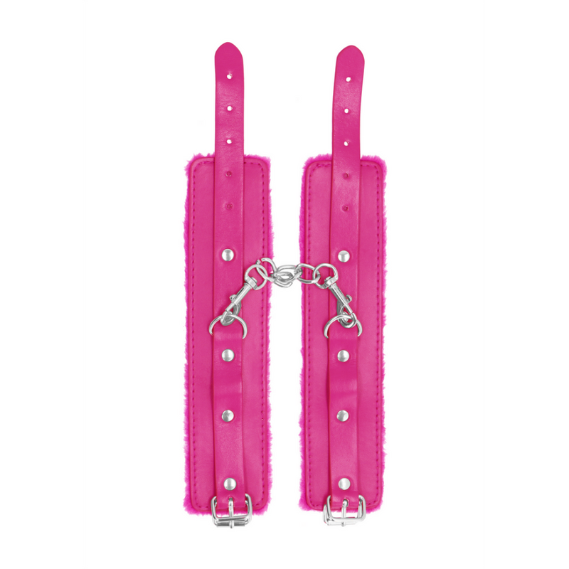 Menottes en cuir rembourrées