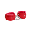 Menottes en cuir rembourrées