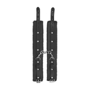 Menottes de cheville en cuir rembourré