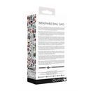 Gag en balle respirant