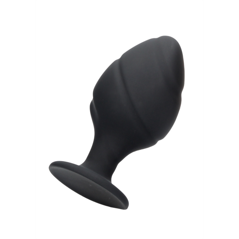 Ensemble de plugs anaux tourbillonnés - Noir