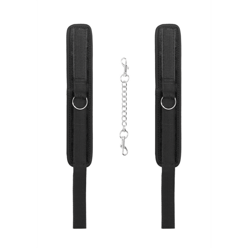 Menottes de cheville ajustables en velours