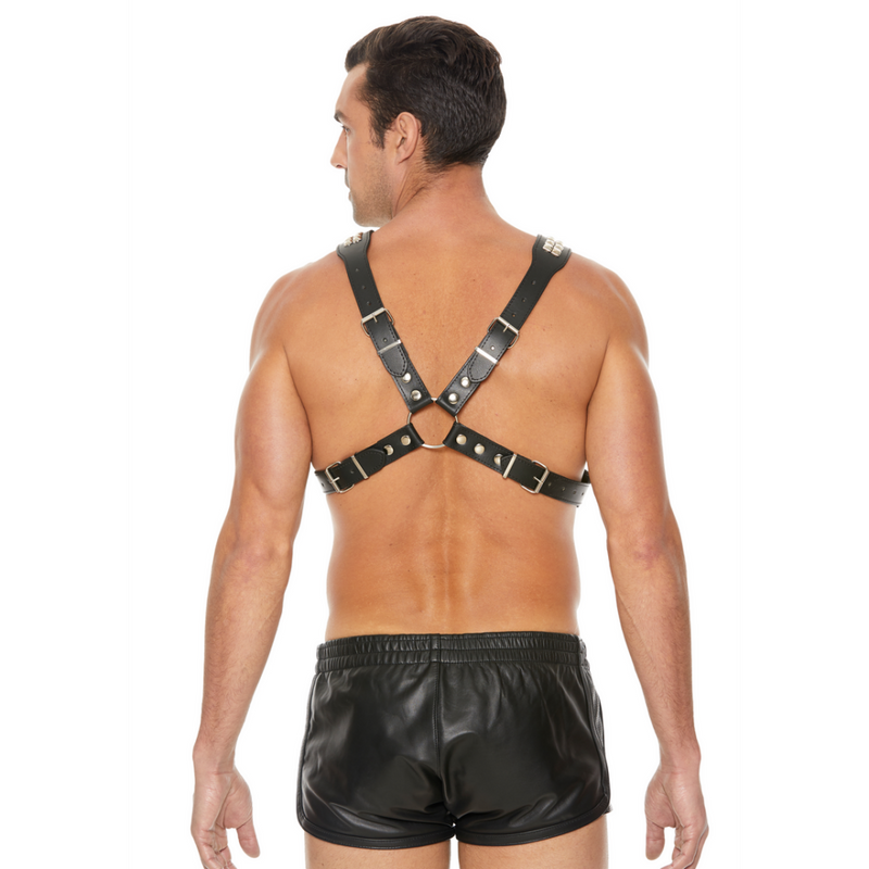 Pyramid Stud Men's Body Harness - One Size