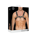 Harnais en cuir Bulldog - S/M