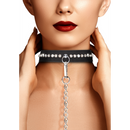 Collier Studded en Diamants avec Laisse