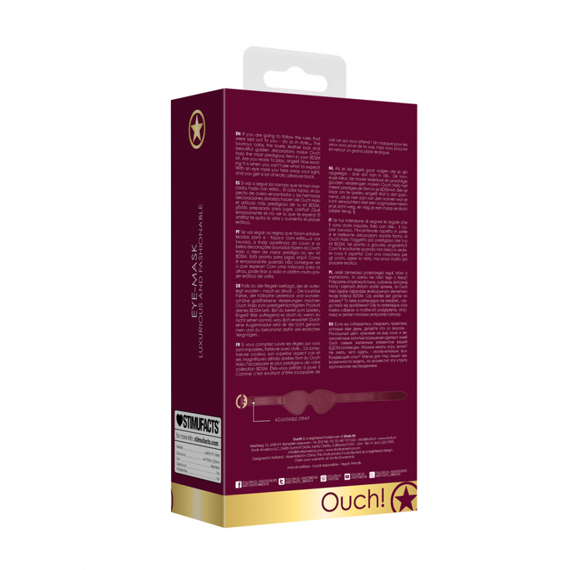 Masque pour les yeux de luxe