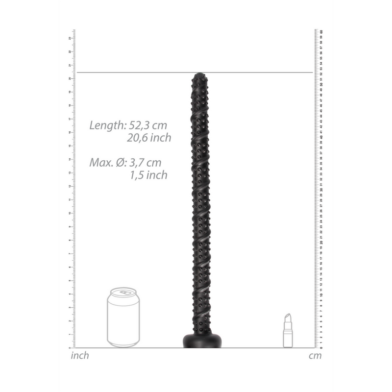 Dildo en Forme de Serpent Texturé - 22 / 55 cm