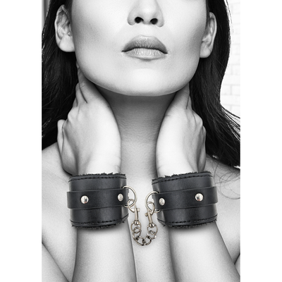 Menottes en cuir synthétique rembourré