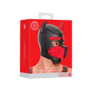 Masque pour chiot en néoprène - Rouge