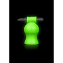 Masturbateur Vibrant avec Tête - Brille dans le Noir