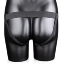 Sangle Tordue Hollow Strap-On - 8 / 20 cm - Noir