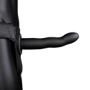 Strap-On Creux Courbé - 8 / 20 cm - Noir