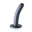 Dildo G-Spot en silicone lisse - 5'' / 12 cm - Gunmetal