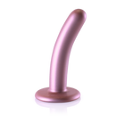 Dildo G-Spot en silicone lisse - 5'' / 12 cm - Rose Gold