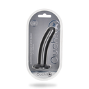 Dildo lisse en silicone G-Spot - 6'' / 14,5 cm - Gunmetal