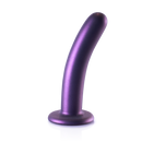 Dildo G-Spot en Silicone Lisse - 6'' / 14,5 cm - Violet Métallique