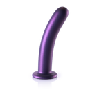 Gode en silicone lisse pour le point G - 7'' / 17 cm - Violet métallisé