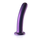 Gode en silicone lisse pour le point G - 7'' / 17 cm - Violet métallisé