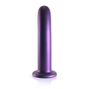 Gode en silicone lisse pour le point G - 7'' / 17 cm - Violet métallisé