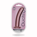 Dildo G-Spot en silicone lisse - 7'' / 17 cm - Rose Gold