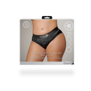 Culotte haute vibrante avec harnais - XL/XXL - Noir