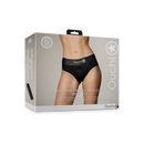 Culotte haute vibrante avec harnais - XS/S - Noir