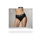 Culotte haute vibrante avec harnais - XS/S - Noir