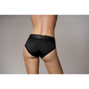 Culotte haute vibrante avec harnais - XS/S - Noir