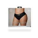 String Vibrant avec Sangles de Fessier Amovibles - XL/XXL - Noir