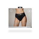 String vibrant avec sangles de fesses amovibles - XS/S - Noir