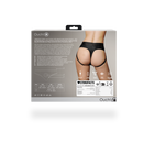 String vibrant avec sangles de fesses amovibles - XS/S - Noir